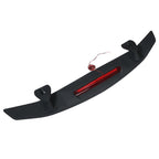2X Matte Black Trunk Spoiler Wing with LED Lights for Universal Fit