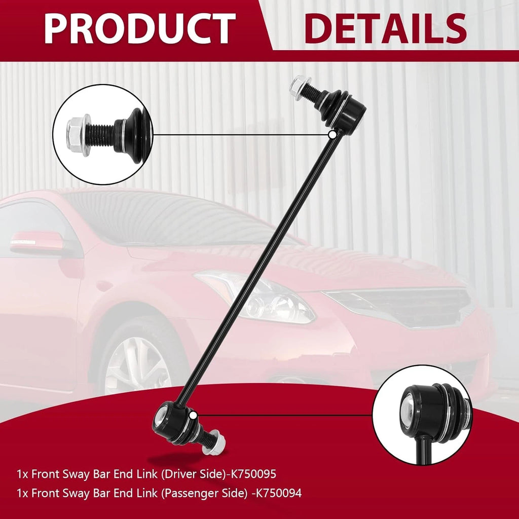 Front Lower Control Arm Ball Joint Sway Bars for Nissan Altima Maxima (2015–2019)