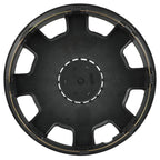 Set of 4 Silver Snap On Full Hub Caps for R14 Tire & Rim (Fits 14")