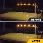 Set of 5 Amber Marker Lights for Ford F150 F250 F350 (1973–1997)