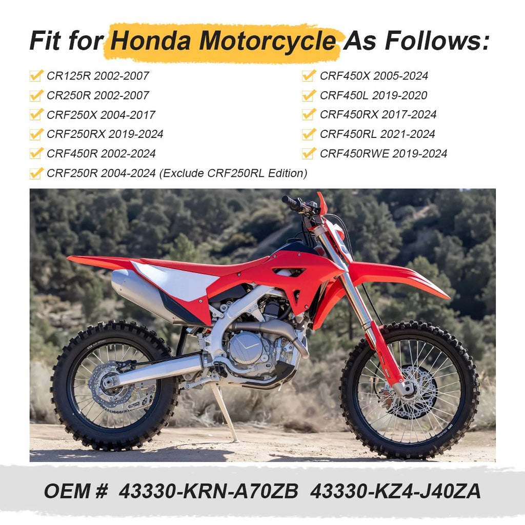 Rear Disc Cover Guard for Honda CR125R CR250R CRF250R CRF450R CRF250RX CRF450RX (2000–2023)