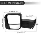 Set of 2 Tow Mirrors for Toyota Tundra (2022–2023)