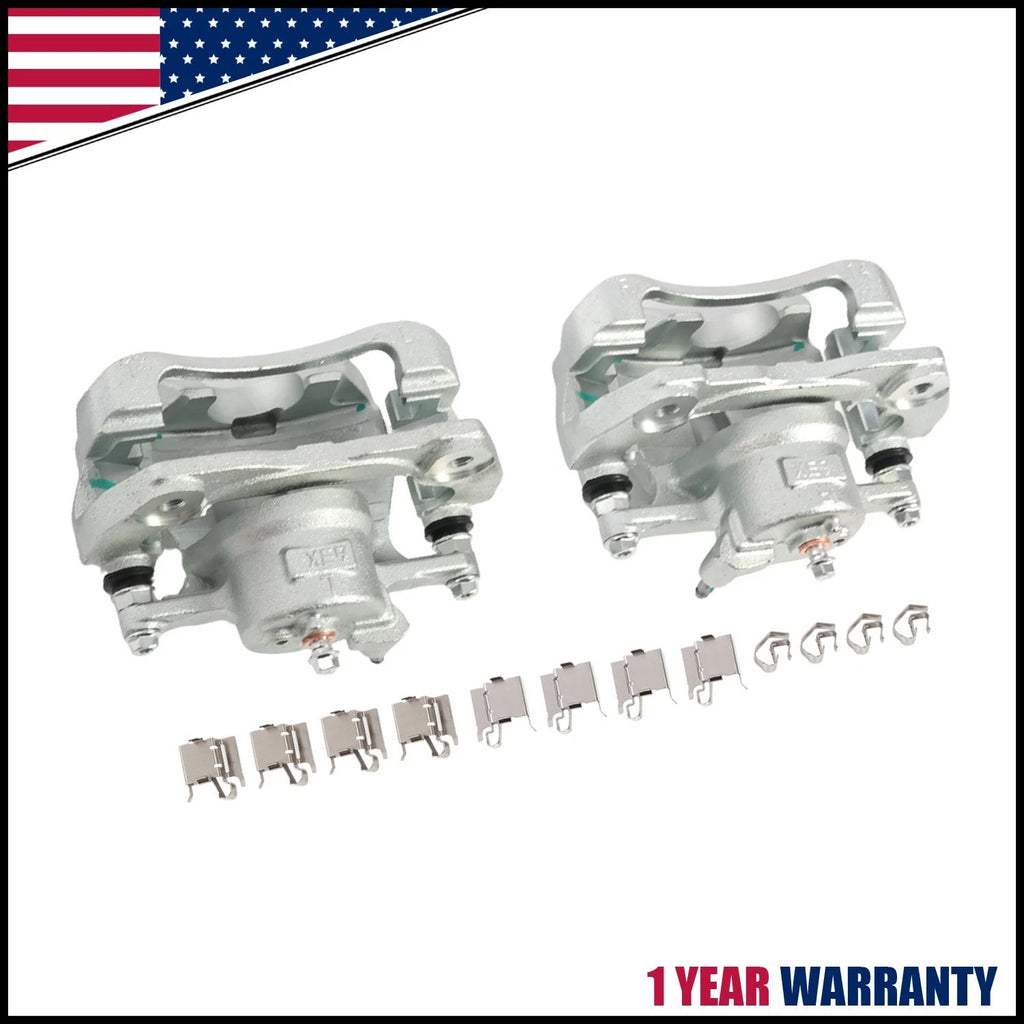 Front Brake Calipers w/ Bracket for Toyota Corolla Matrix (2009–2019)
