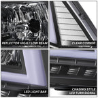 U-LED DRL Sequential Turn Signal Headlights for RAM 1500 (2009–2024)