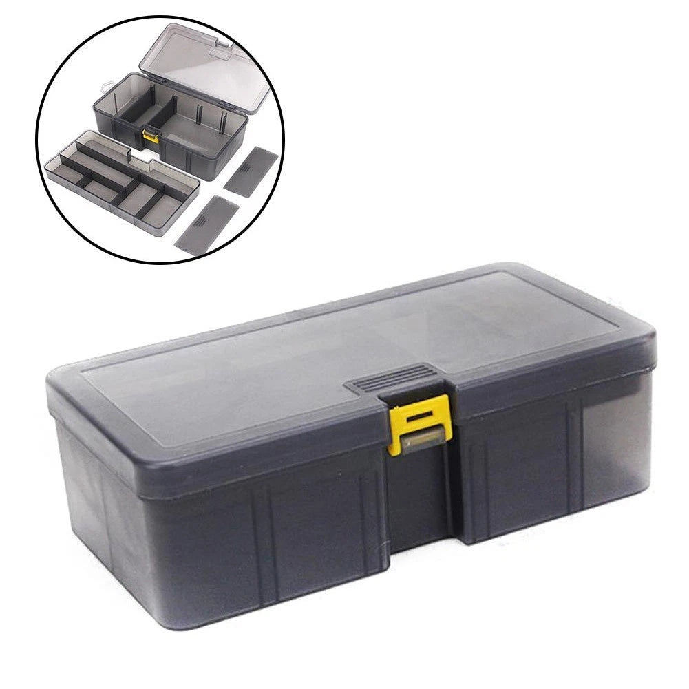 Tool Box Container for Fishing Hooks Lure Organizer Storage (Multi-Division)