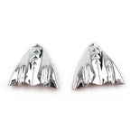 Chrome Inner Fairing Mirror Block Off Cover Plates for Harley Street Glide (2006–2013)