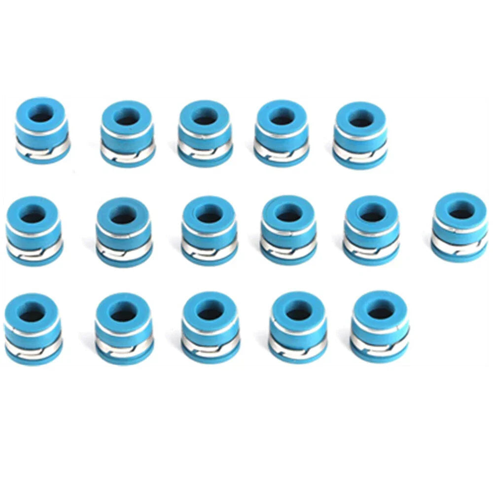 16 Pcs Valve Stem Oil Seal Kit for SBC BBC SBF BBF Engine 11/32��� X .500���