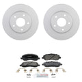 Set of 4 Bosch Quietcast Ceramic Disc Brake Pads for Caliber Lancer (2007–2016)