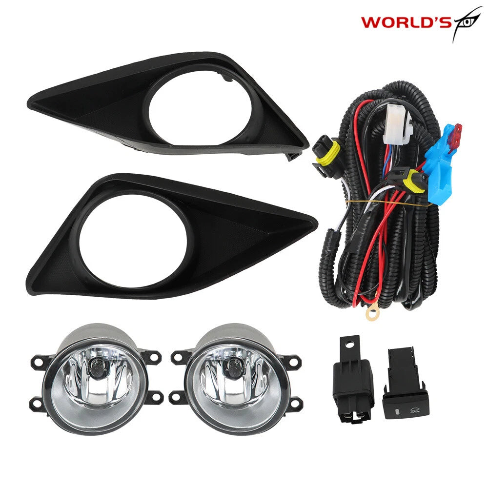 Set of 2 Front Bumper Fog Lights for Toyota Corolla (2009–2010)
