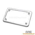 Chrome Motorcycle License Plate Frame for Harley Scooter Chopper