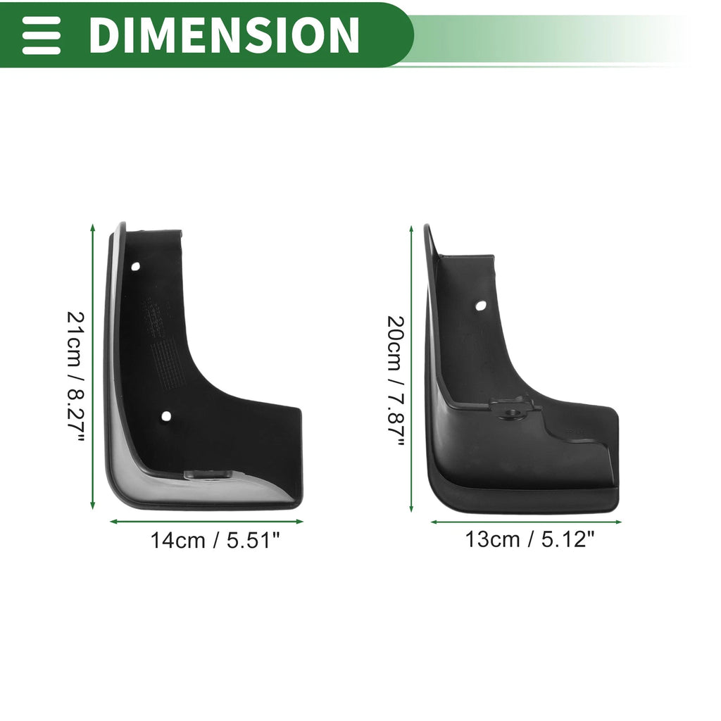 Set of 4 Mud Flaps Splash Guards for Nissan Teana (2008–2012)