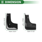Set of 4 Mud Flaps Splash Guards for Nissan Teana (2008–2012)