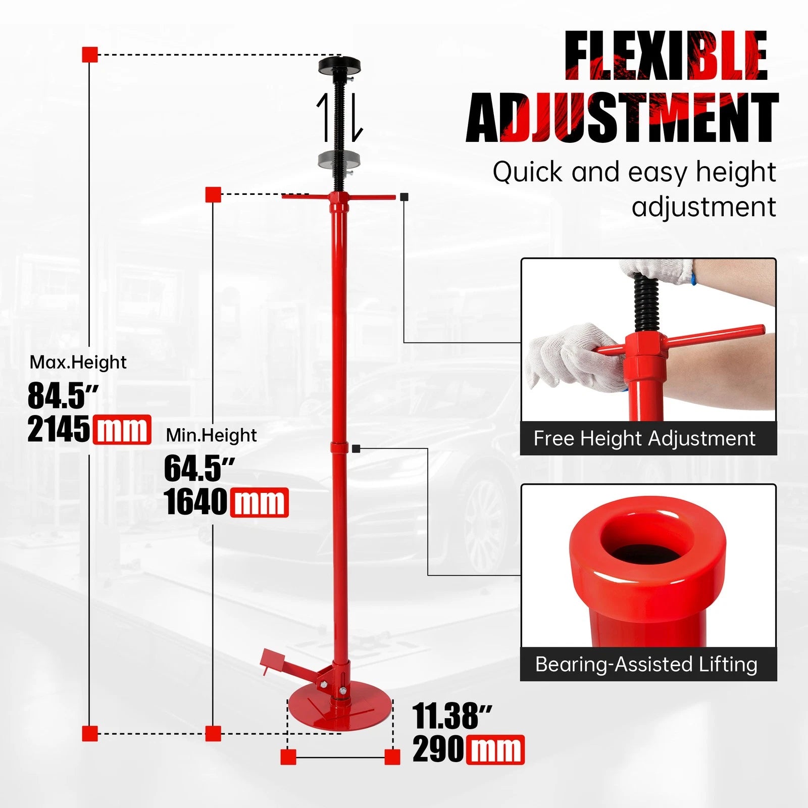 Adjustable Under Hoist Jack Stand 3/4-T for Car Support (1964–1984)