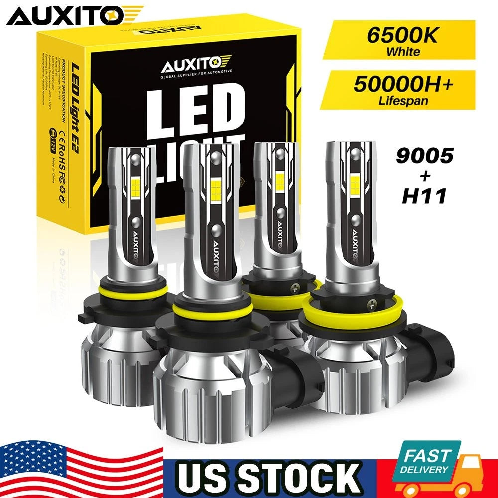 9005 + H11 LED Headlight Kit for 160000LM 6500K