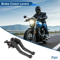 Adjustable Short Brake Clutch Levers for Suzuki SV650 (1999–2010) Solid Black
