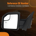 Electric Heated Driver Mirror for Ford F-150 (2015–2019) Black