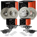 Set of 4 Disc Brake Rotors & Ceramic Pads for BMW X5 (2002–2006)
