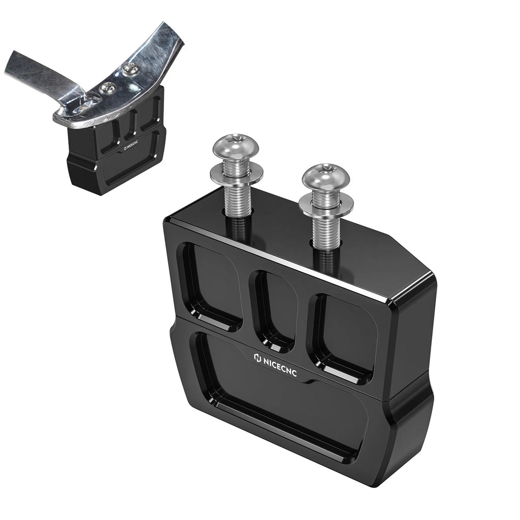 Set of 2 Anodized Kickstand Lift Blocks for Harley Sportster 1200 Custom (2004–2023)