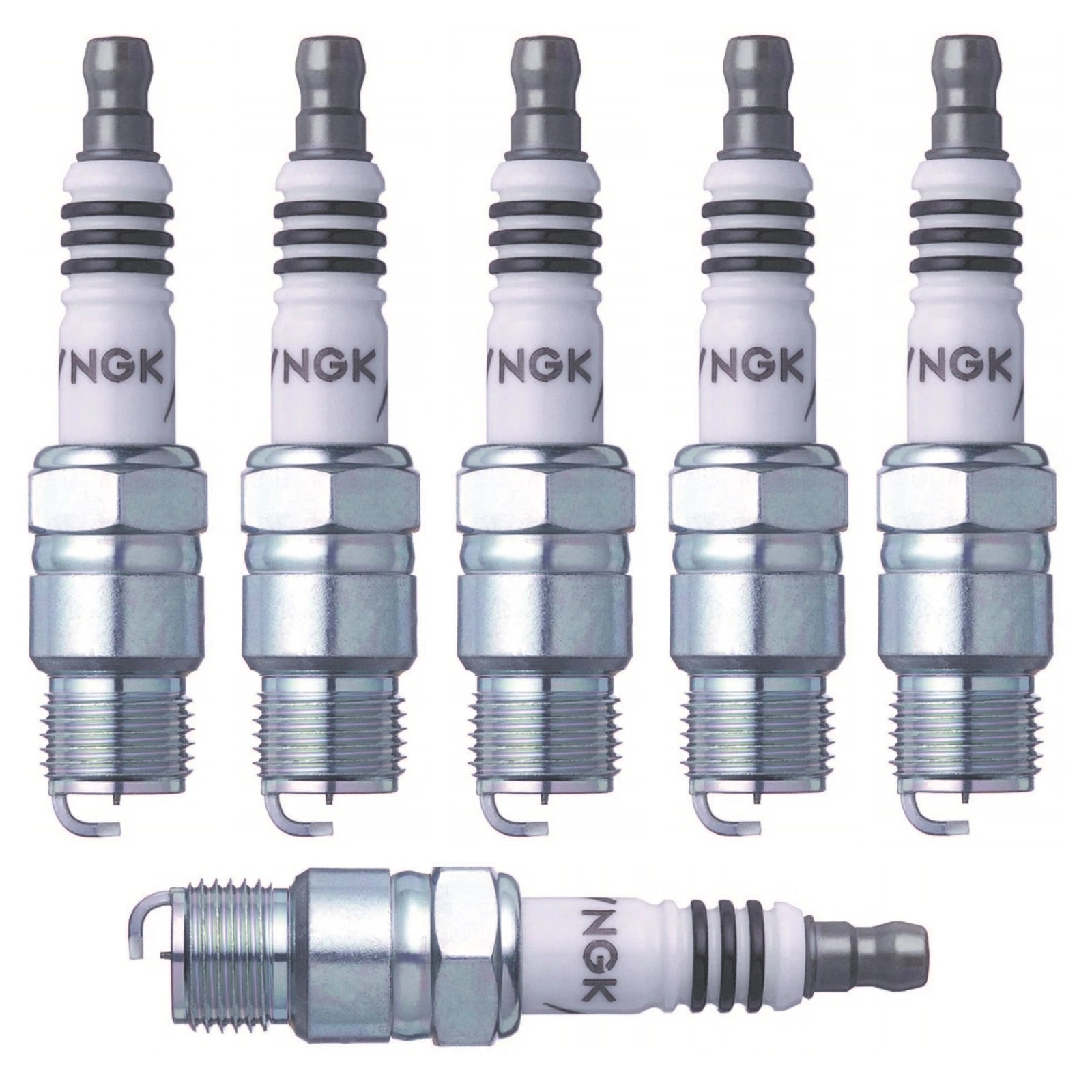 Set of 6 NGK Nickel Iridium IX Spark Plugs for Buick Chevrolet GMC L6