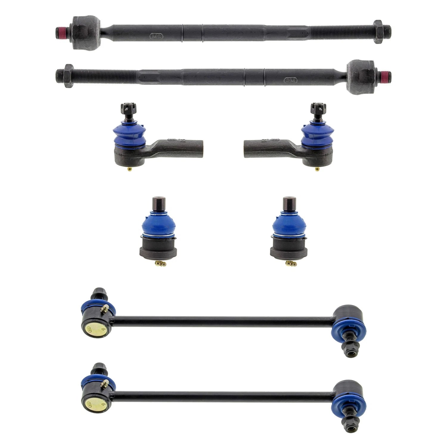 Set of 4 Mevotech Supreme Tie Rod Ends Sway Bar Kit for Escape Tribute (2001–2012)
