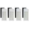 Set of 4 Filters for Ecovacs Turbo Vacuum Cleaner Robot