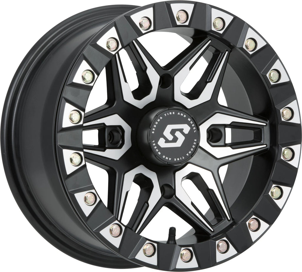 Sedona Split 6 Beadlock Wheel 14x7 for Honda Yamaha ATV/UTV (4/110)