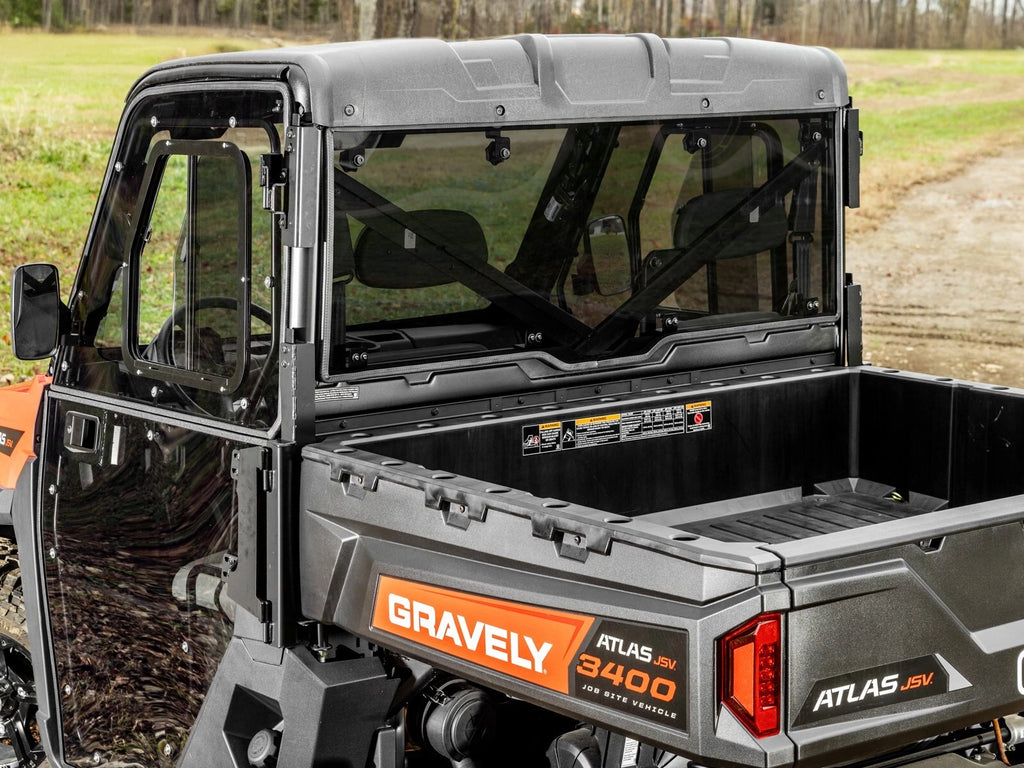 Dark Tint Rear Windshield for Gravely Atlas JSV (2023–2023)