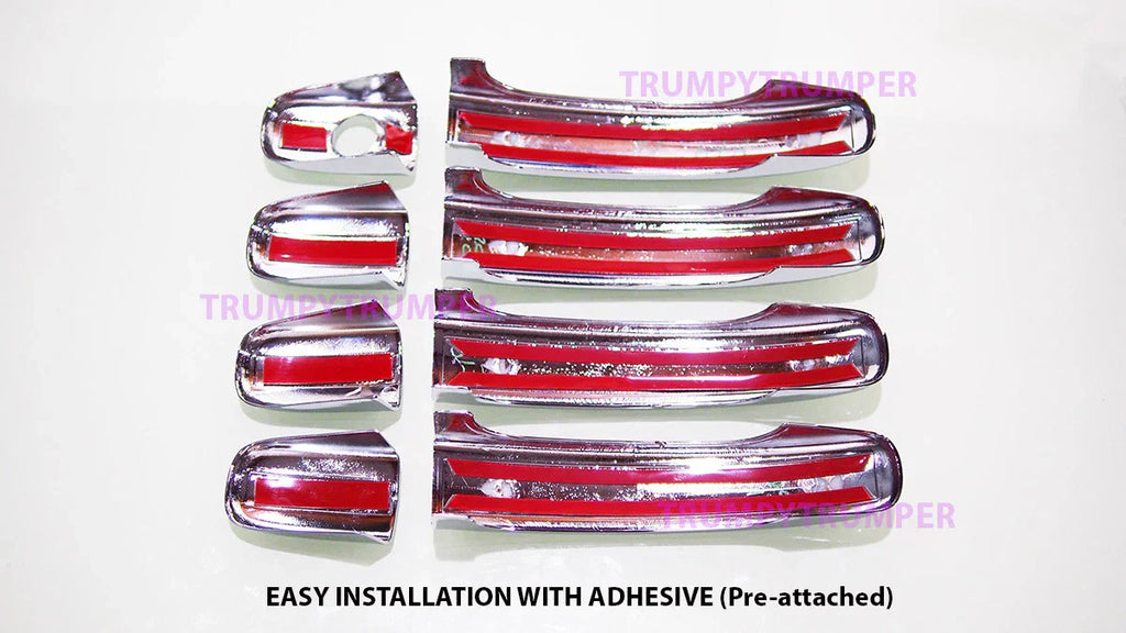 Chrome Door Handle Cover Trim for Ford Ranger, Mazda BT-50 (2012-2018)