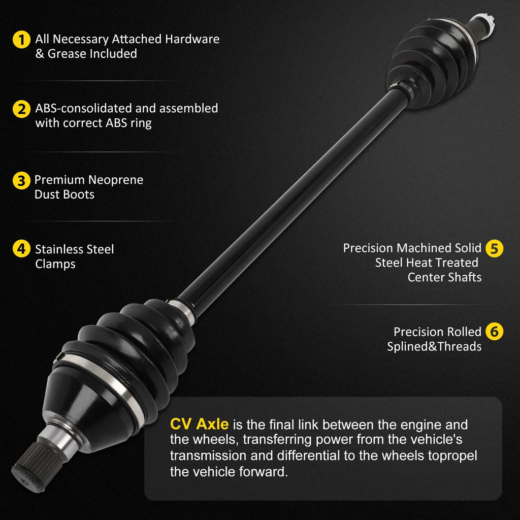 Set of 2 CV Axles for Can-Am Maverick X3 Turbo 72"