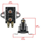 2X Starter Solenoid Relays for Mercury Marine 35HP 50HP 150HP (1989)