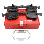 Set of 4 TRW Pro Low-Metallic Brake Pads for BMW E38 E39 E53 (1995–2003)