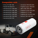 2X FS1000 Fuel Filter Water Separator for Fleetguard Cummins 3329289 2568753