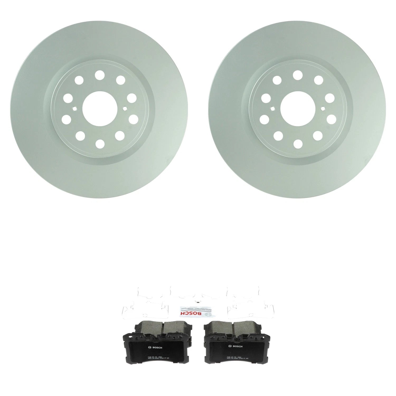 Bosch Front Quietcast Rotors & Ceramic Brake Pads for Lexus LS460 (2007–2012)