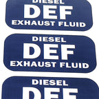 1"x2" Diesel DEF Exhaust Fluid Vinyl Decals for Turbo Vehicles