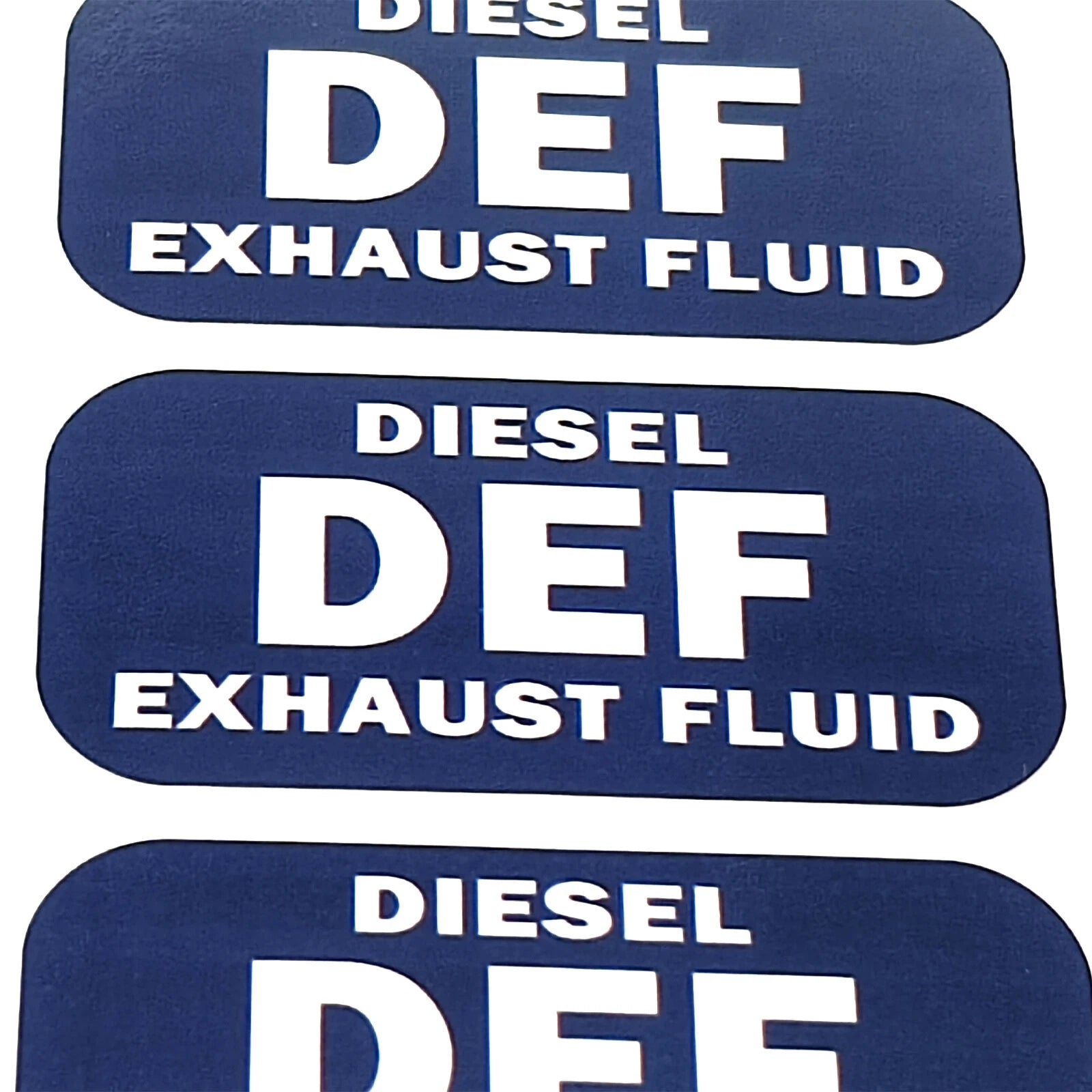 1"x2" Diesel DEF Exhaust Fluid Vinyl Decals for Turbo Vehicles