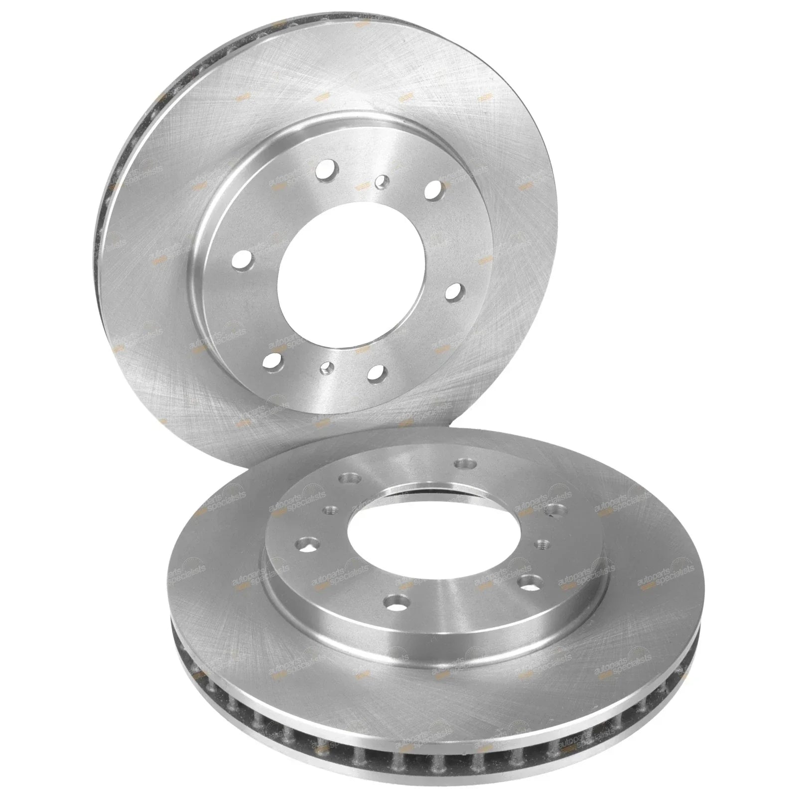 Front Disc Brake Rotors + 4WD Pads for Mitsubishi Challenger PB PC