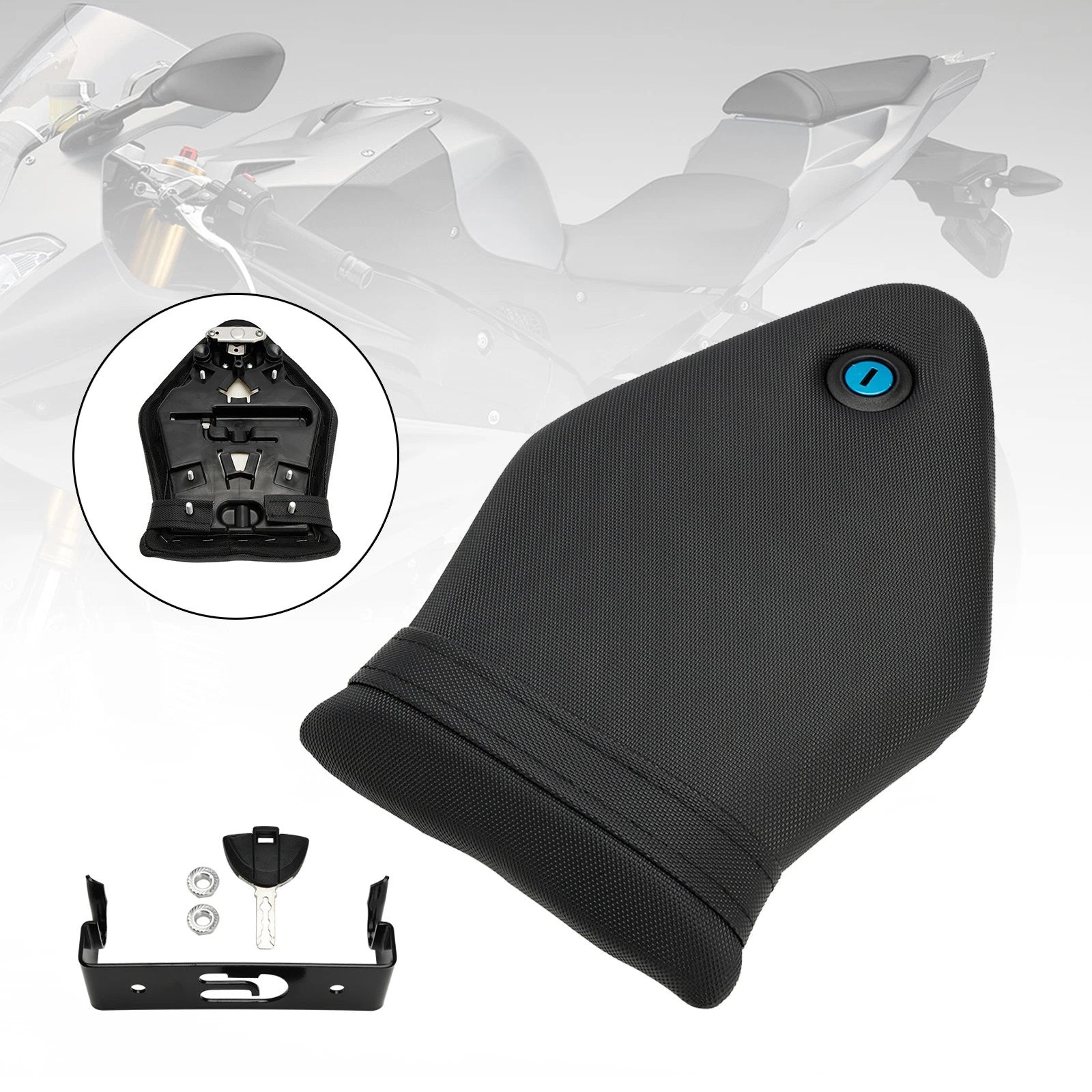 Rear Passenger Seat Cushion for BMW S1000RR (2008–2019)