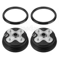 2X Front Wheel Brake Drum w/Dust Seals for Yamaha Big Bear 350 (1996–1998)