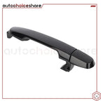 Set of 2 Black Exterior Door Handles for Toyota Corolla (2003–2013)