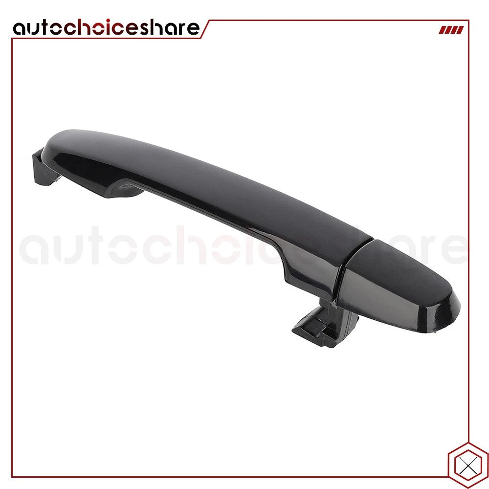 Set of 2 Black Exterior Door Handles for Toyota Corolla (2003–2013)