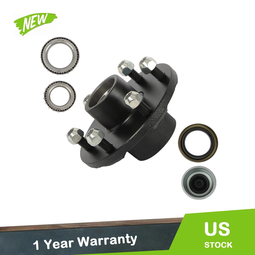 Set of 6 Trailer Wheel Hub Kits for 3" Axles