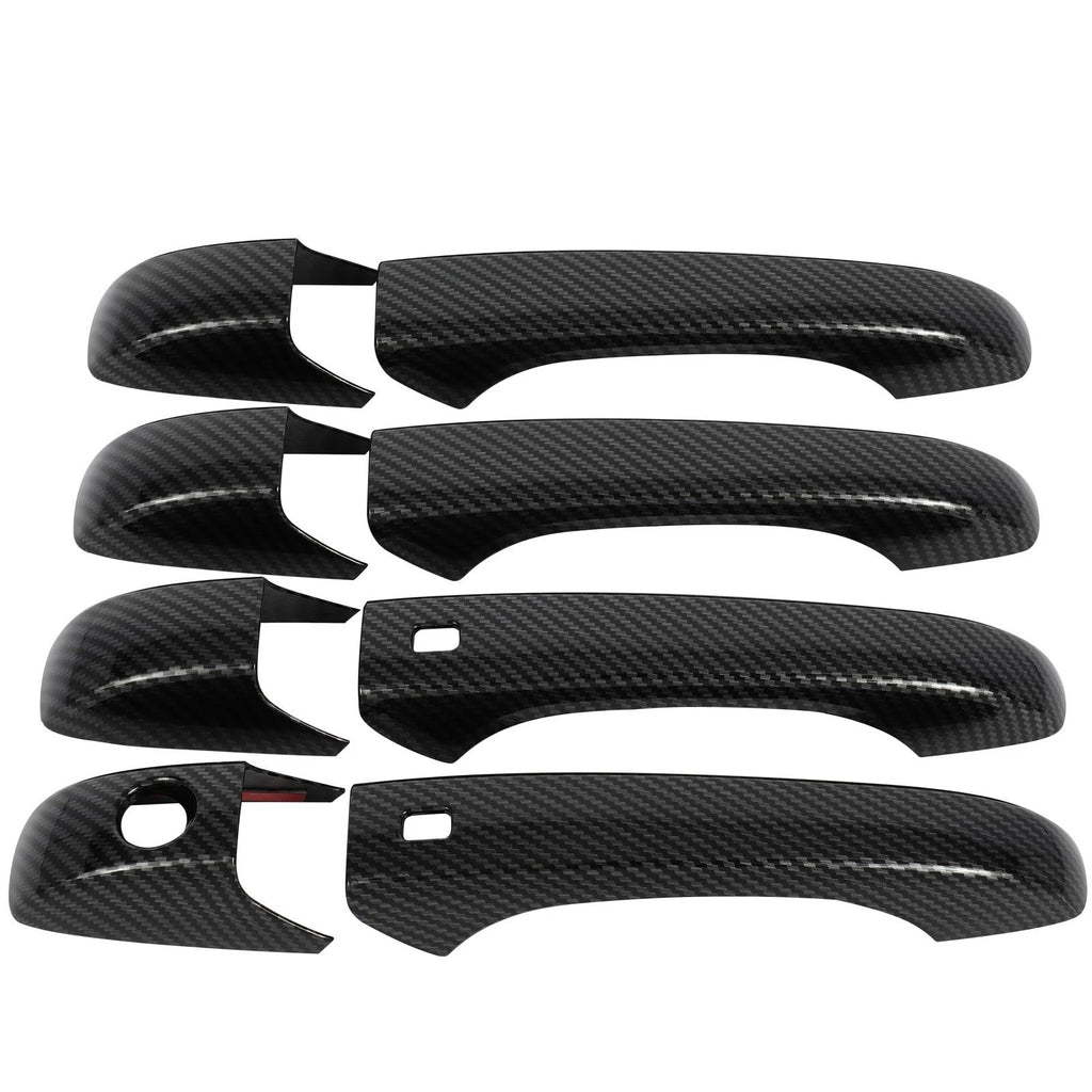 Set of 4 Door Handle Covers for Dodge Durango, Jeep Grand Cherokee