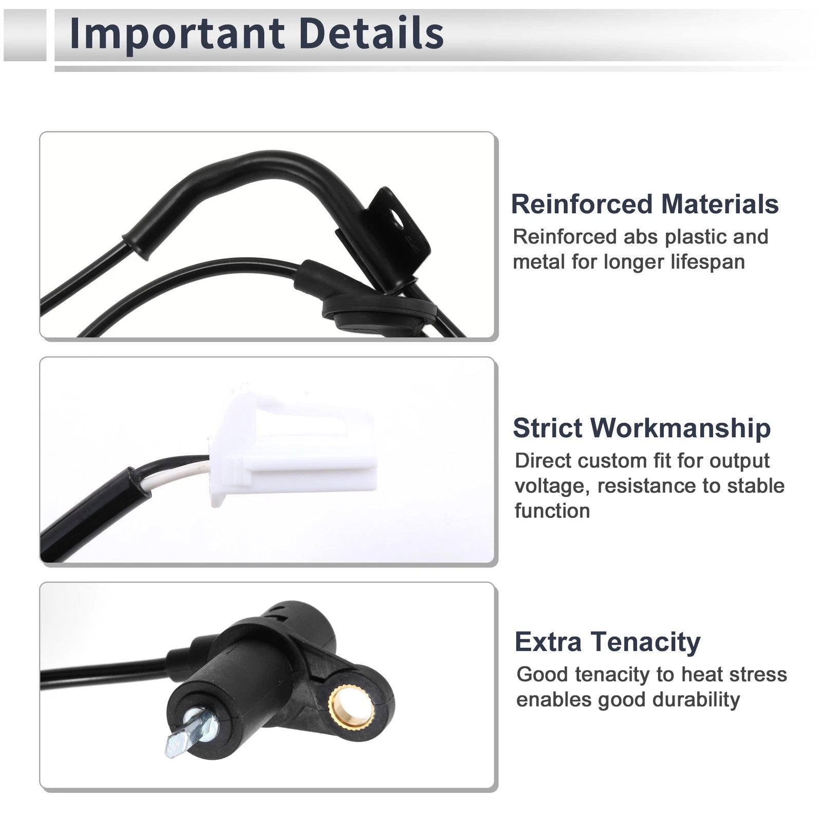 ABS Wheel Speed Sensor for Hyundai Elantra (No. 956802D100/956802D150)