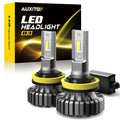 H11 9005 LED Headlight Bulbs Kit for High/Low Beam (8000K)