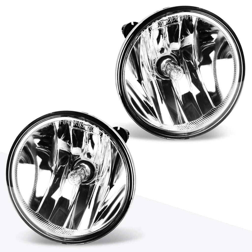 Clear Lens Bumper Fog Light Set for Ford Mustang Shelby/Bullitt (2007–2014)