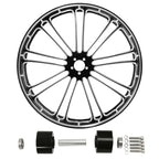 30" Front 18" Rear Wheel Rim Hub Belt Pulley for Harley Street Glide (1997–2008)