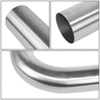 3" OD 90 Degree Mandrel Bend Exhaust Pipe for DIY Projects (Universal)