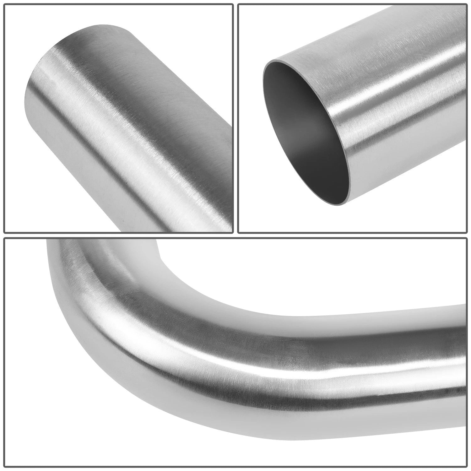 3" OD 90 Degree Mandrel Bend Exhaust Pipe for DIY Projects (Universal)
