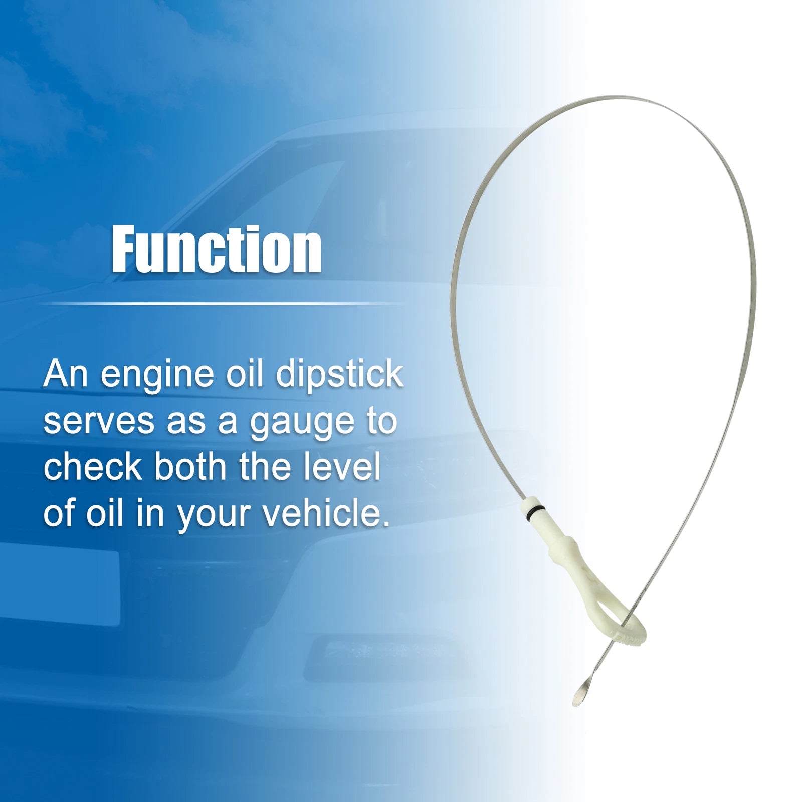 Engine Oil Level Indicator Dipstick for Mitsubishi L200 (2007–2015) No. 1255A027