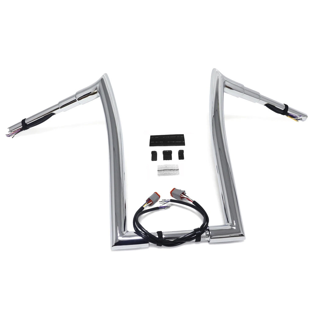 16" Prewired & Drilled Handlebar 32mm for Harley Sportster/Dyna/Softail/Road King (1996–2006)